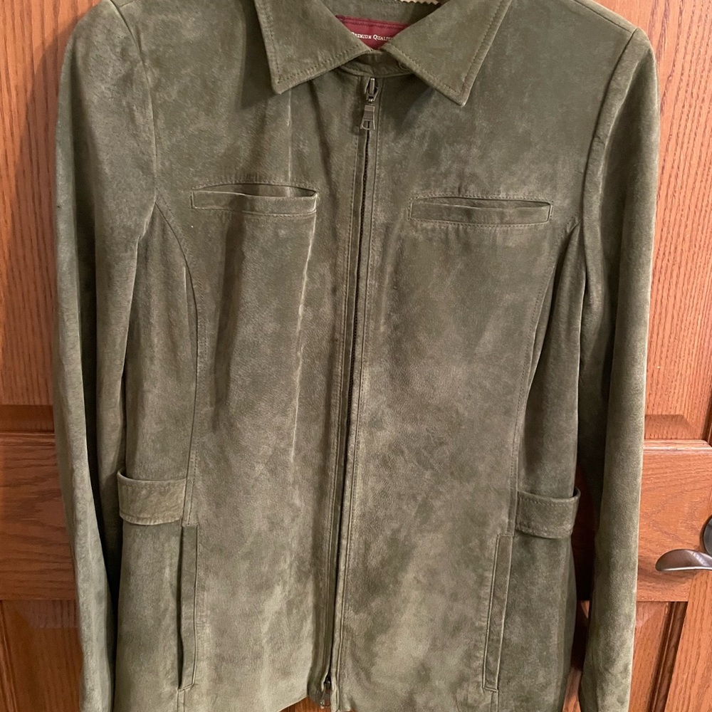 Seattle suede blazer by Eddie Bauer